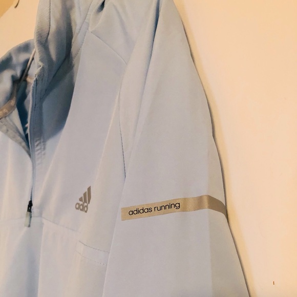 ADIDAS running sports jacket blue M - Picture 5 of 7